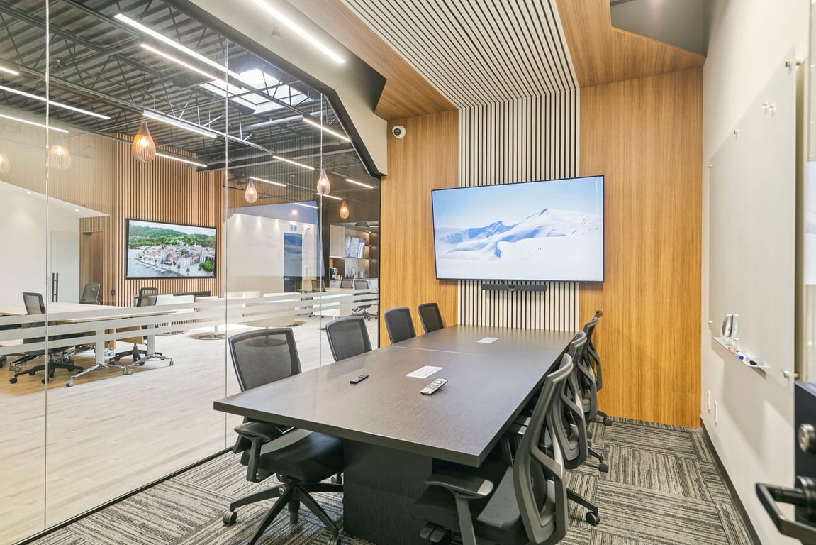 An interior shot of 8 Person Meeting Room