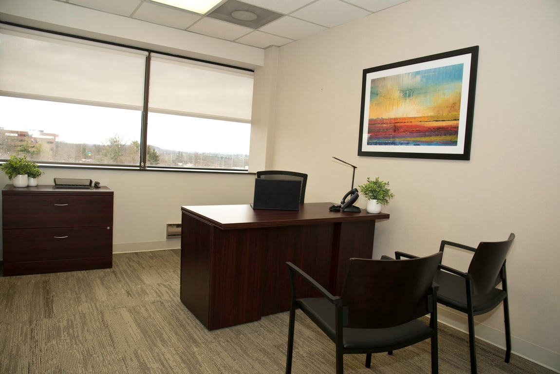 An interior shot of Private Office