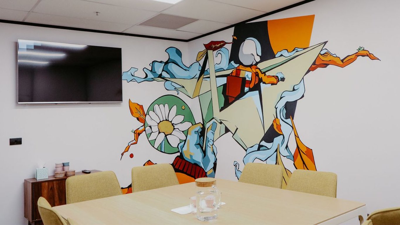 An interior shot of The Launch Pad