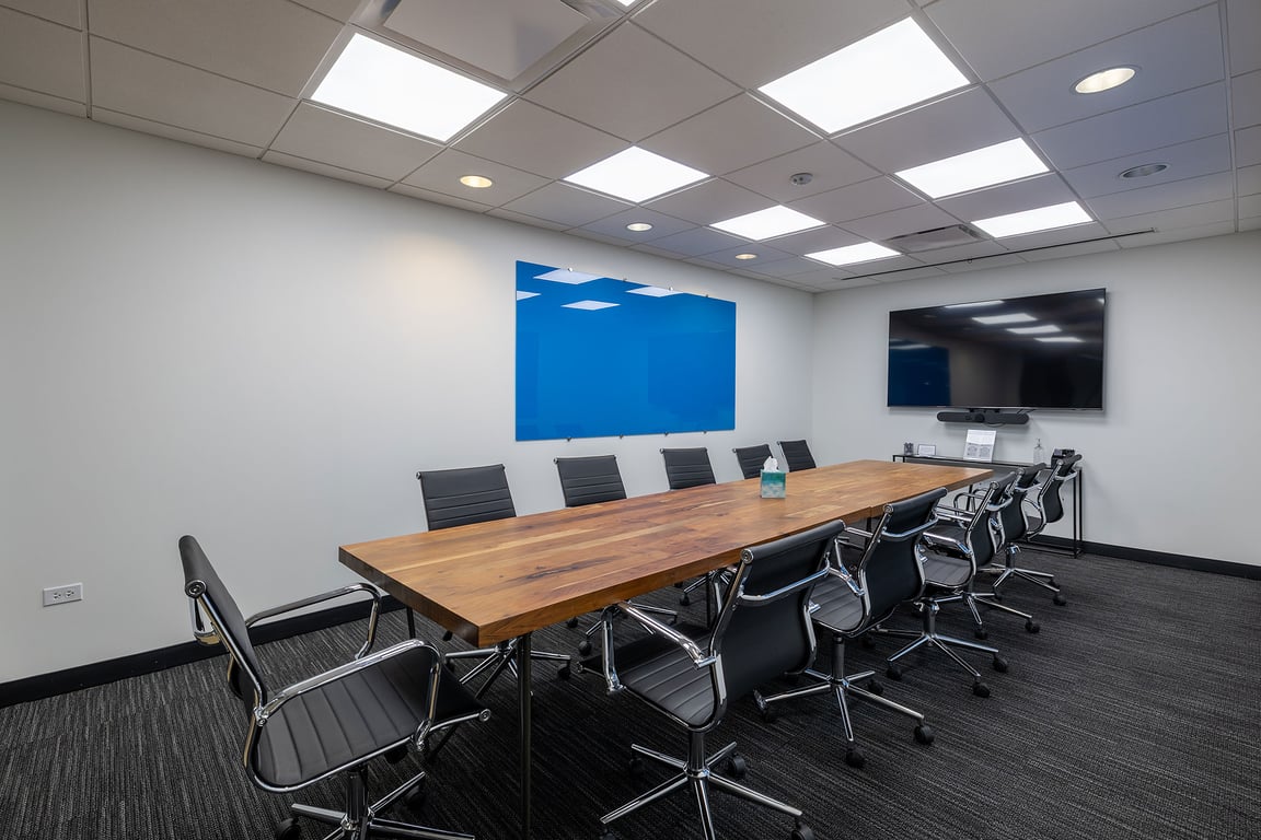 An interior shot of Conference Room 1