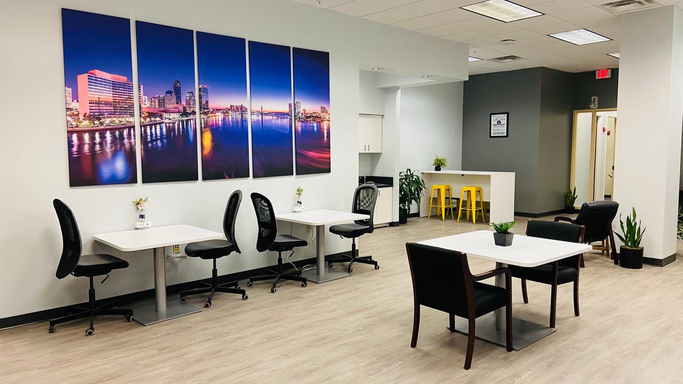 An interior shot of My Executive Center