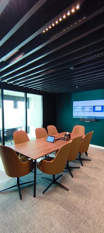 An interior shot of Goethe - 22nd floor