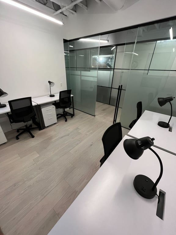 An interior shot of 8 Desk Exterior Office
