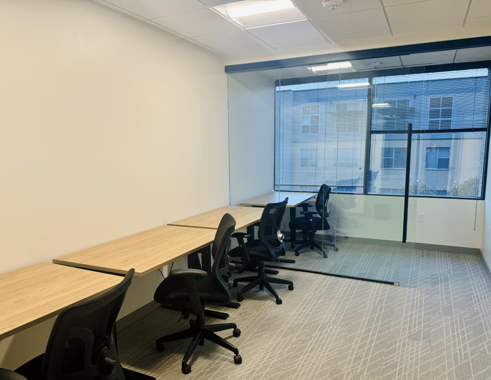 An interior shot of 4 Person Private Office