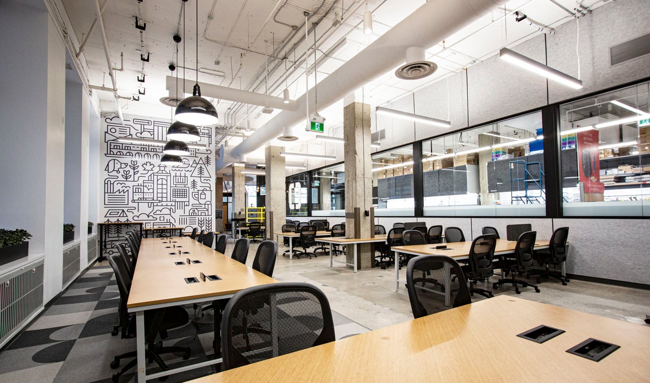 An interior shot of Staples Studio - Toronto - University Ave