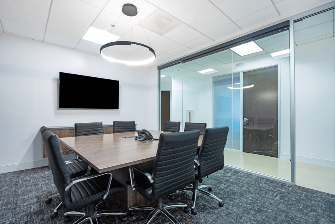 An interior shot of 8 Person Meeting Room