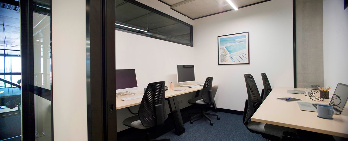 An interior shot of 4 Person Private Office