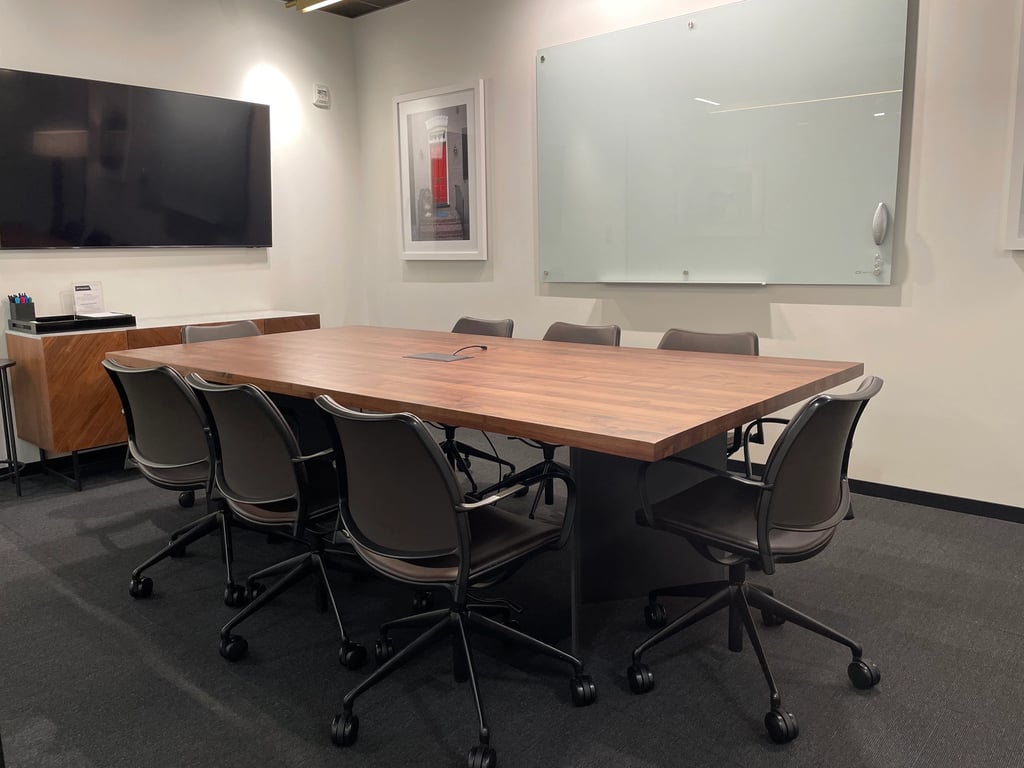 An interior shot of Conference I (eye)