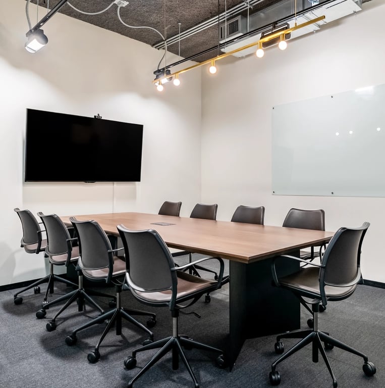 An interior shot of Conference Room E