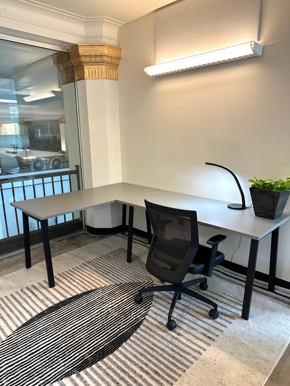 An interior shot of Office 218