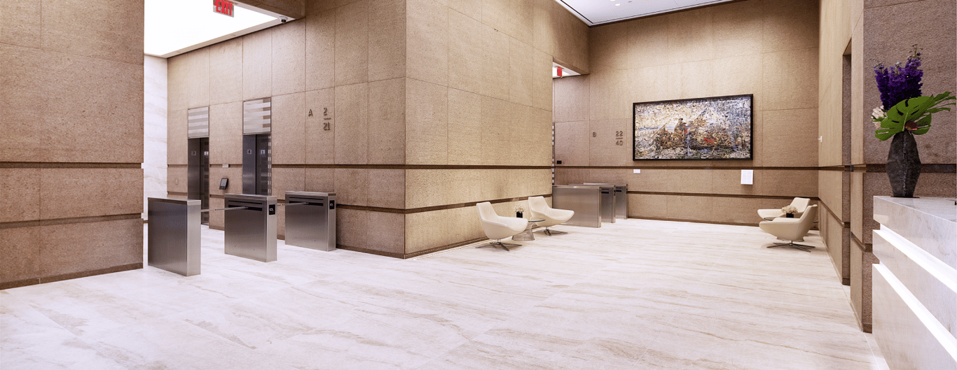 An interior shot of Coalition Space - Times Square