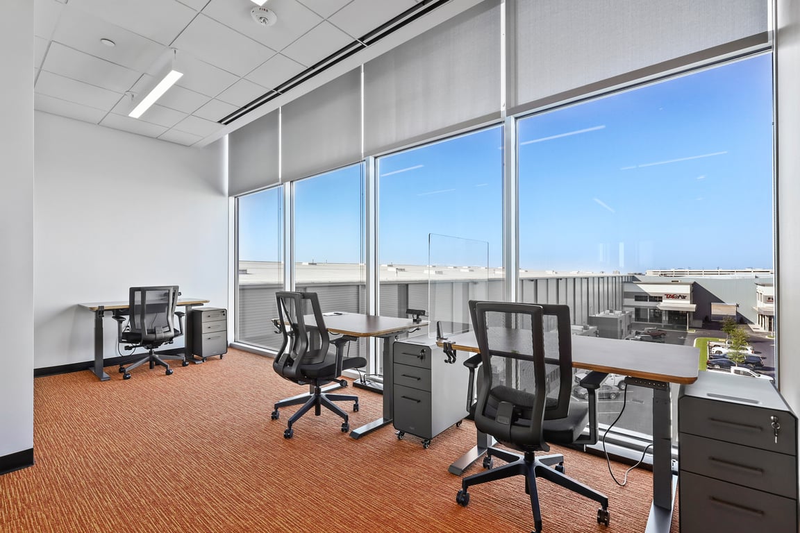 An interior shot of Premium Private 3 Person Office