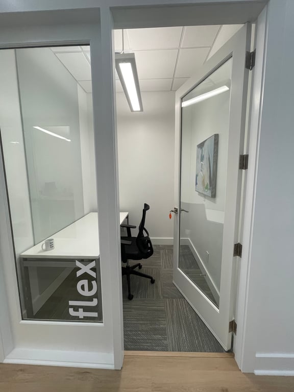 An interior shot of Flowspace Flex Small Office