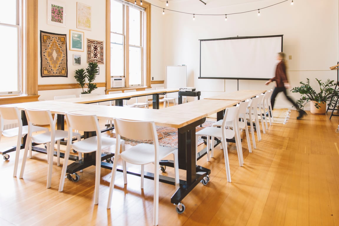 An interior shot of The Cascade Room