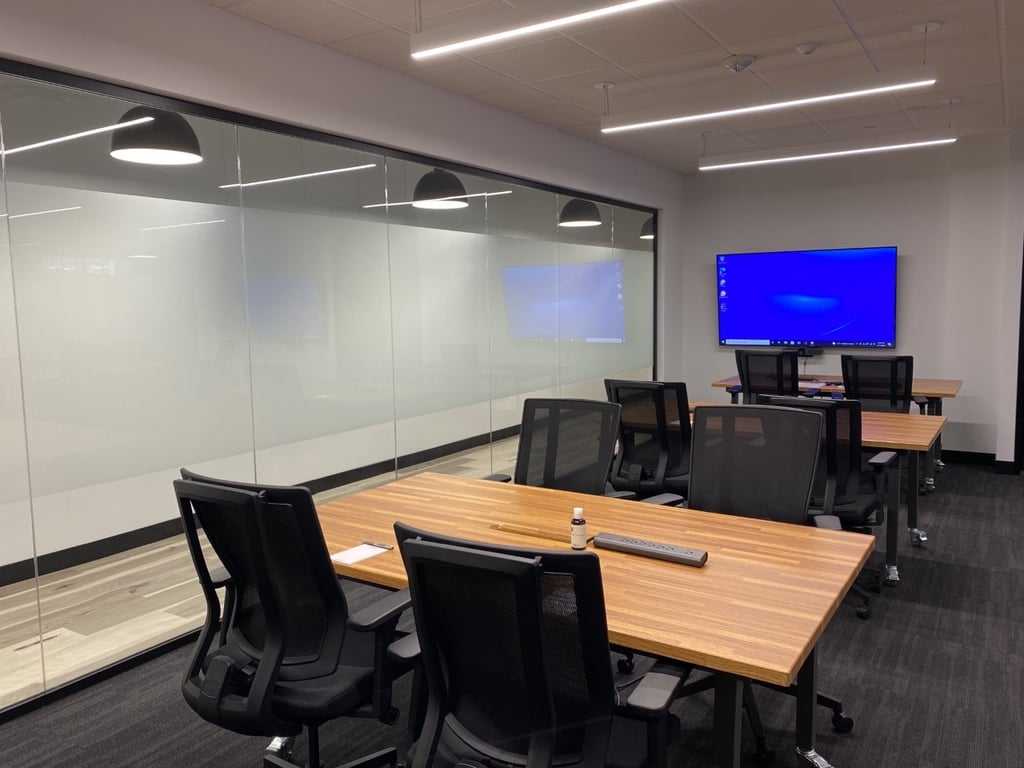 An interior shot of Super Hornet Conference Room