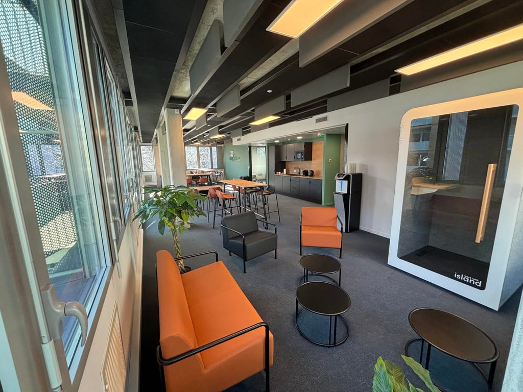 An interior shot of OfficeStation - Reims