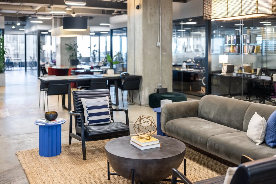 An interior shot of Industrious - Downtown Minneapolis