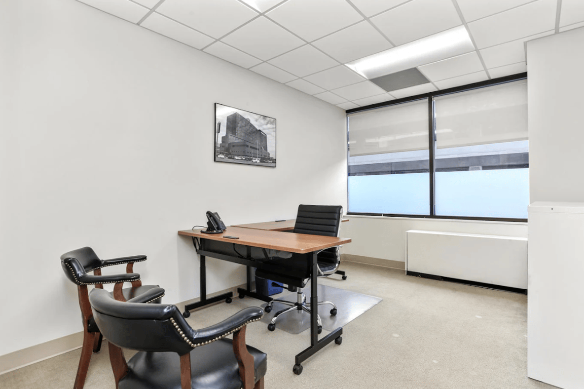 An interior shot of Private Office (Window)