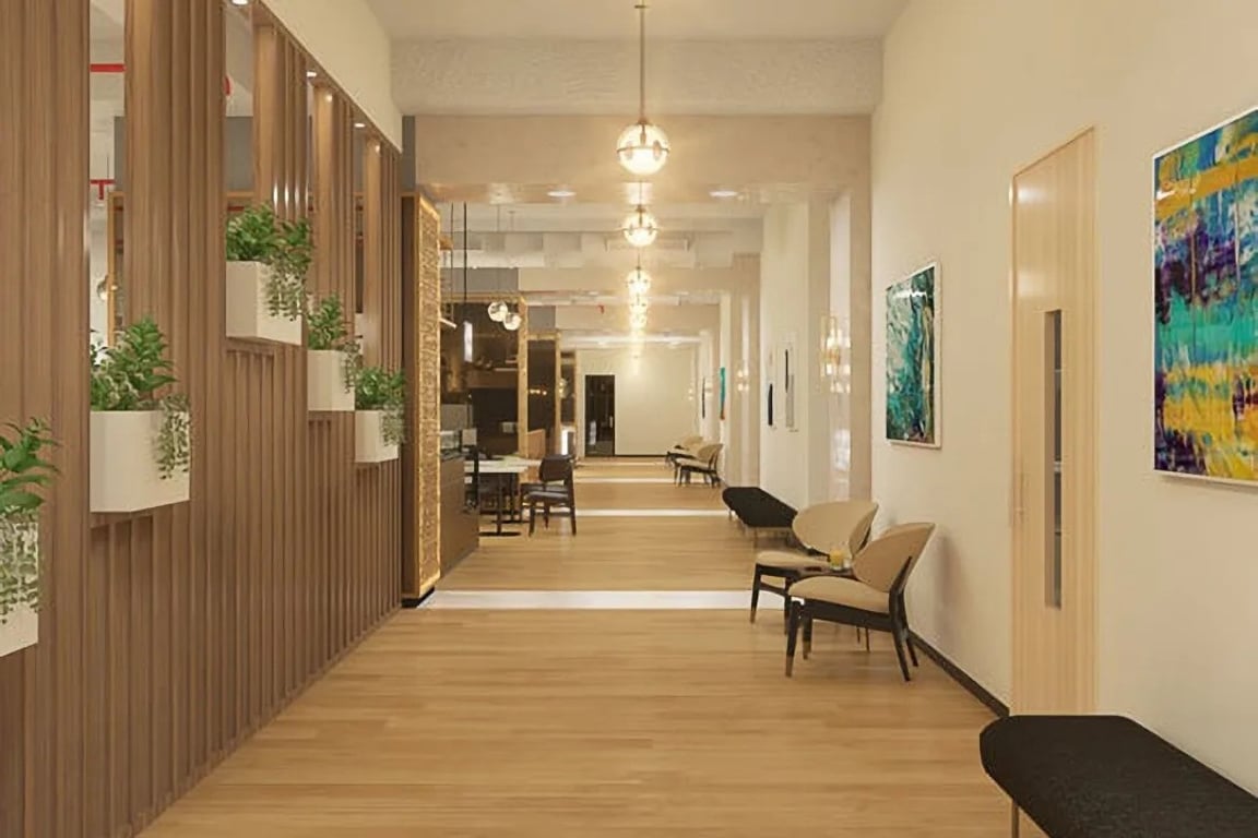 An interior shot of Awfis - Prestige Shantiniketan3