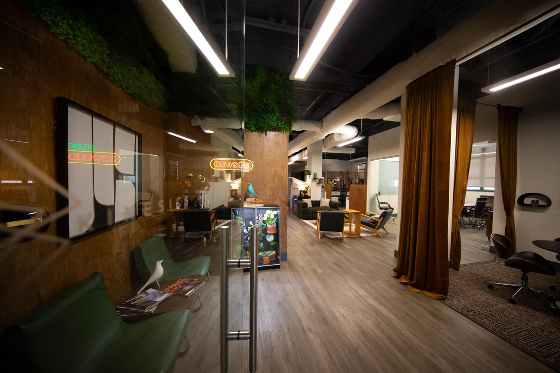 An interior shot of Studio Cowork