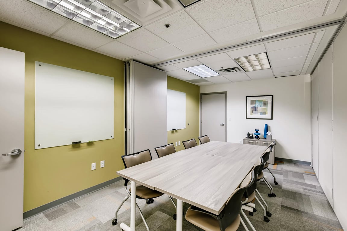 An interior shot of Conference Room 4 - Boulder Medium Meeting Room