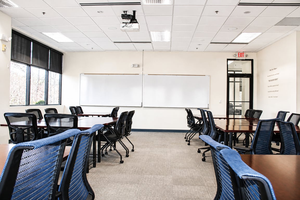 An interior shot of The Meeting Hub