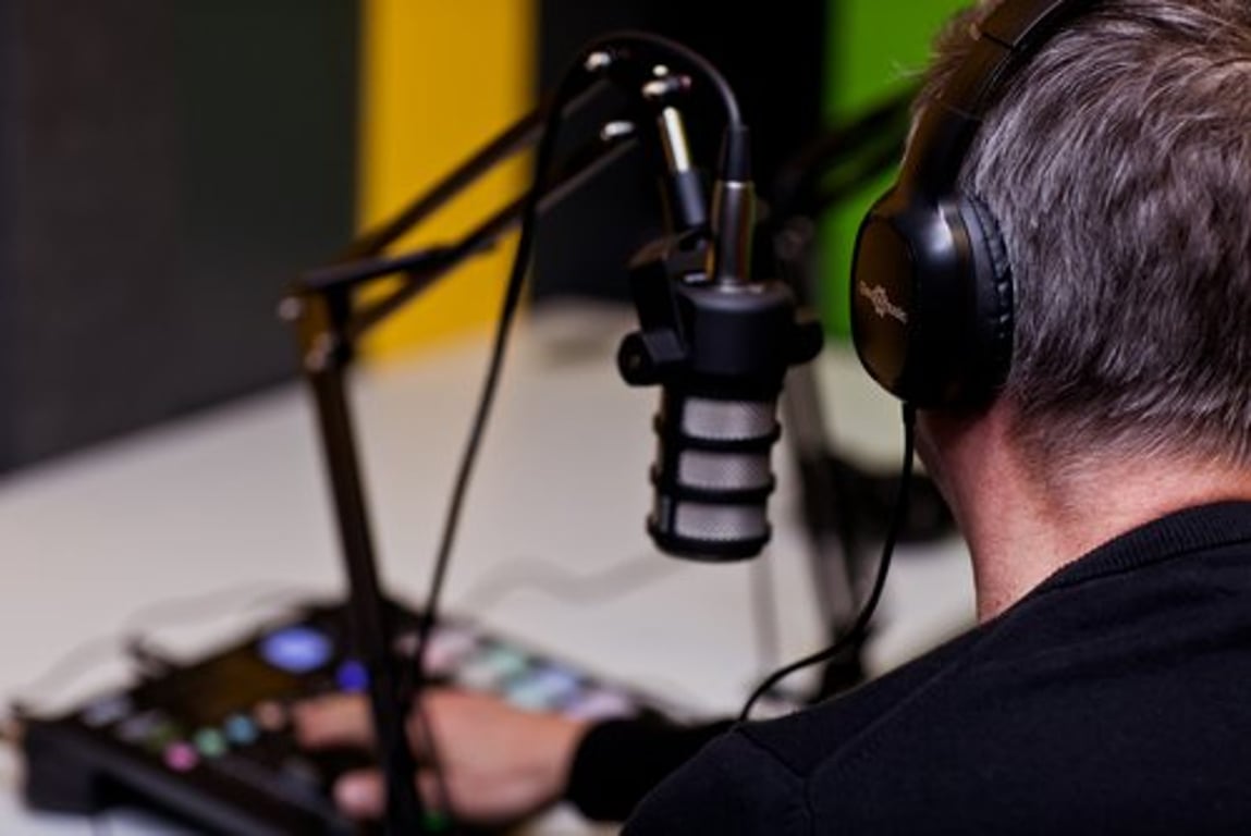 An interior shot of Podcast Room