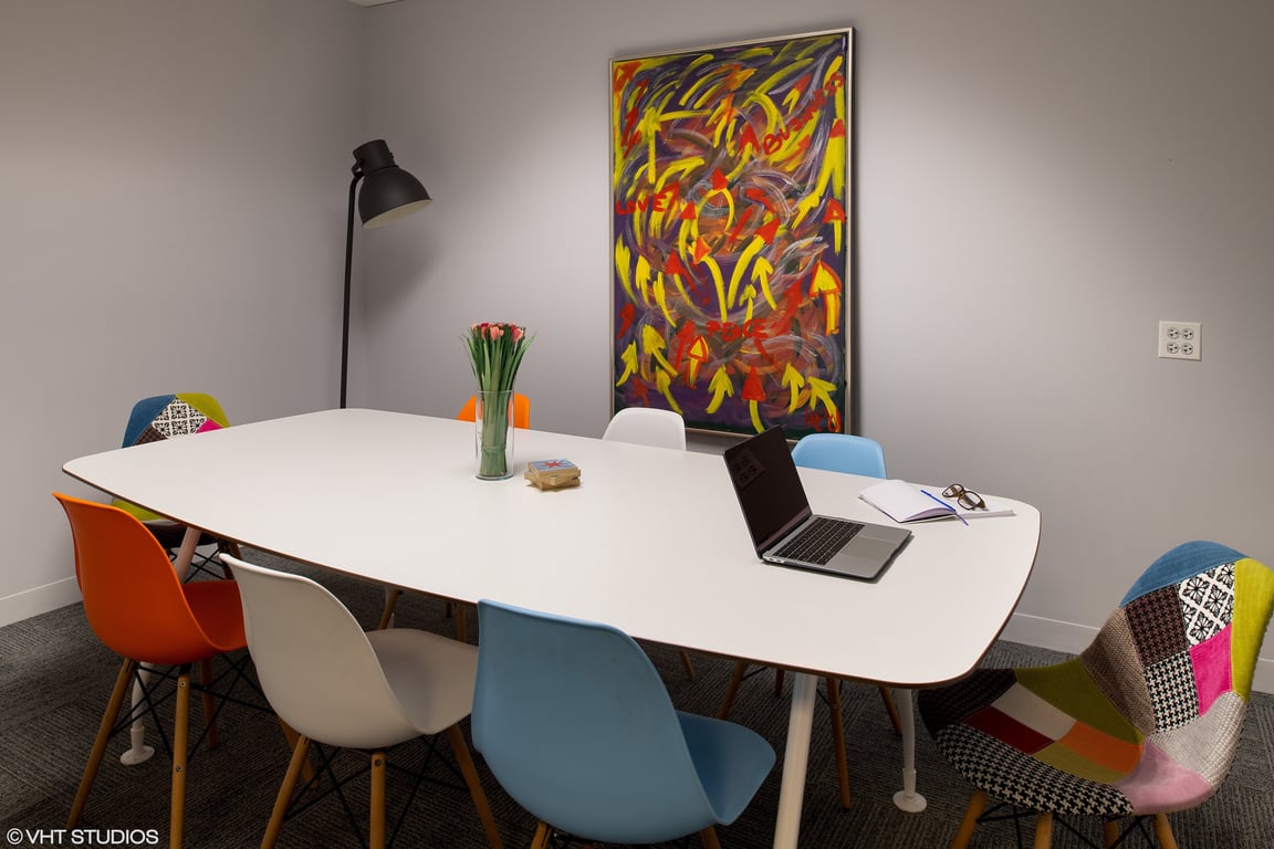 An interior shot of Workspace 13