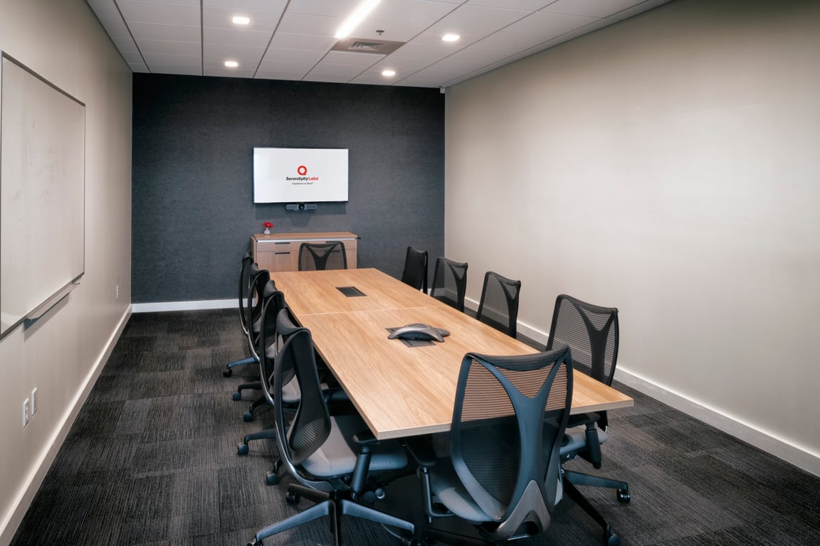 An interior shot of Sargas Boardroom