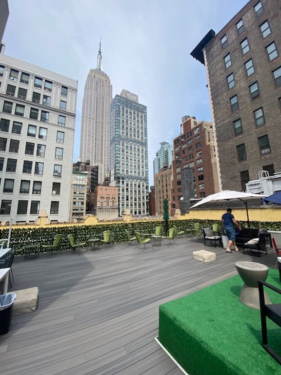 An interior shot of Nomad Rooftop