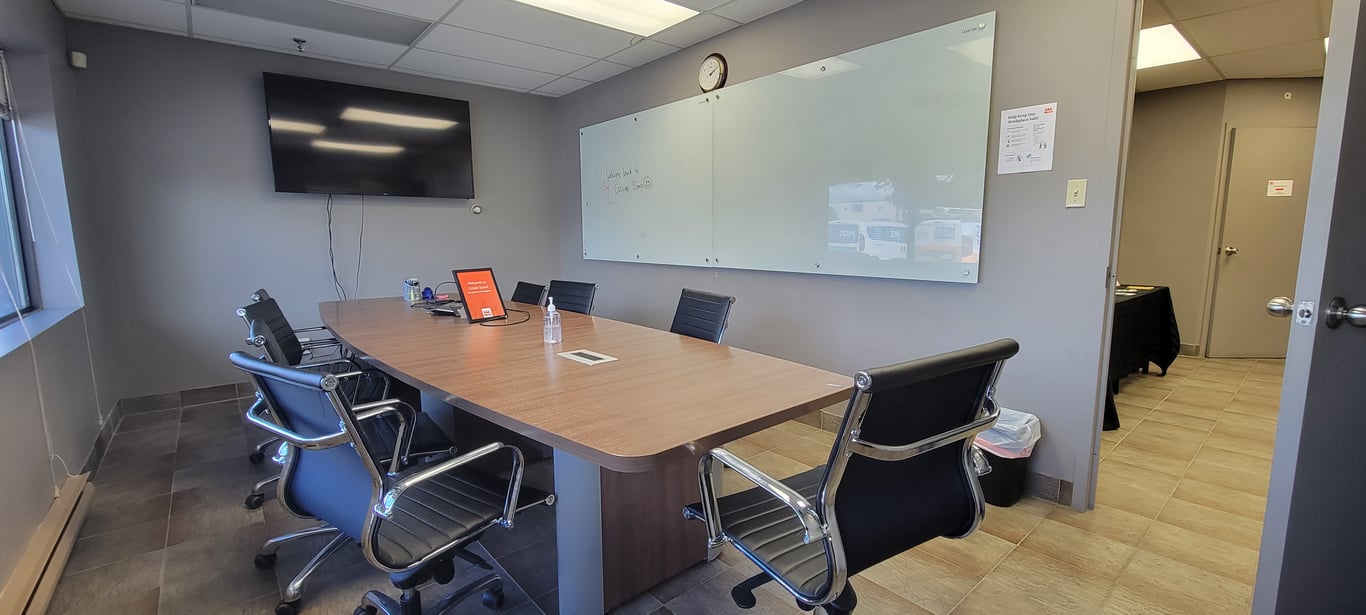 An interior shot of Boardroom
