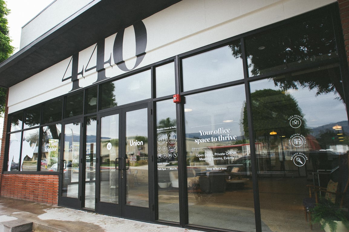 An interior shot of Union Cowork - Glendora