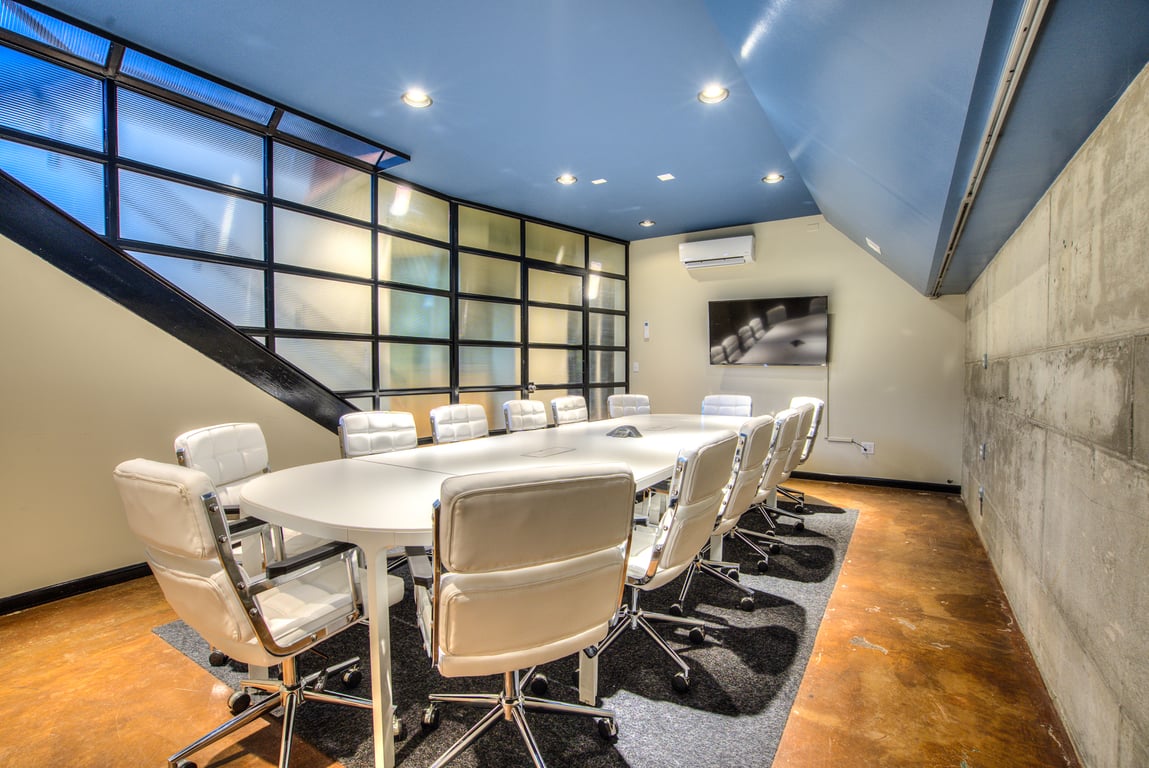An interior shot of Meeting Room 2 (13 person)