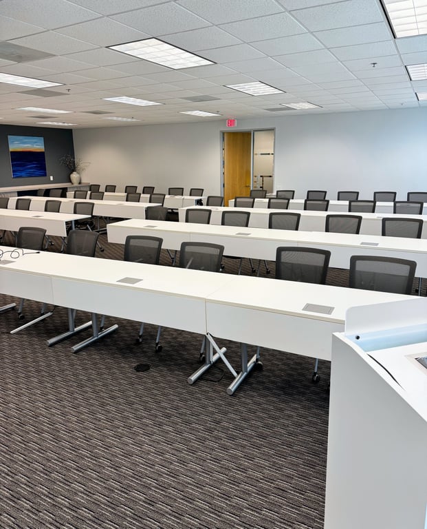 An interior shot of 48 Person Training Room