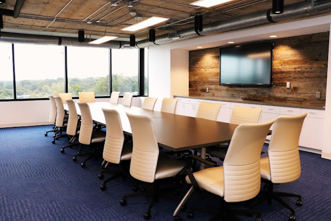 An interior shot of Executive Boardroom