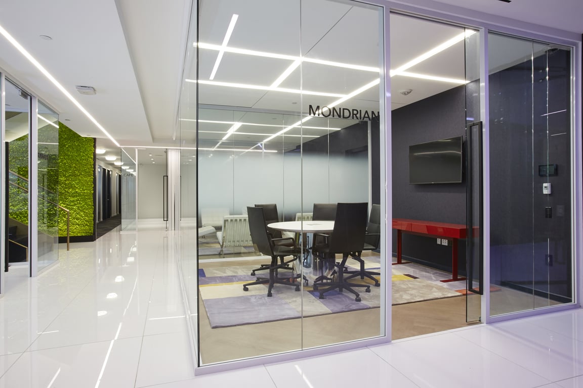 An interior shot of Mondrian Conference Room