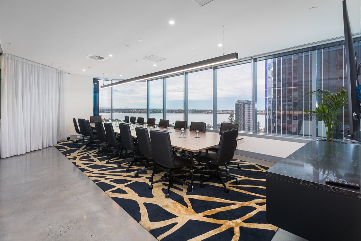 An interior shot of Pelican Boardroom