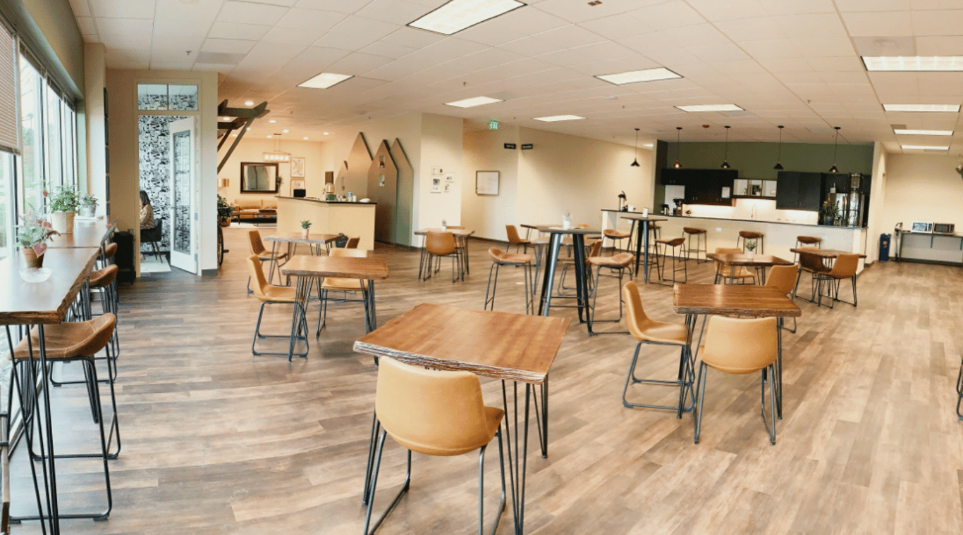 An interior shot of The Village Workspace