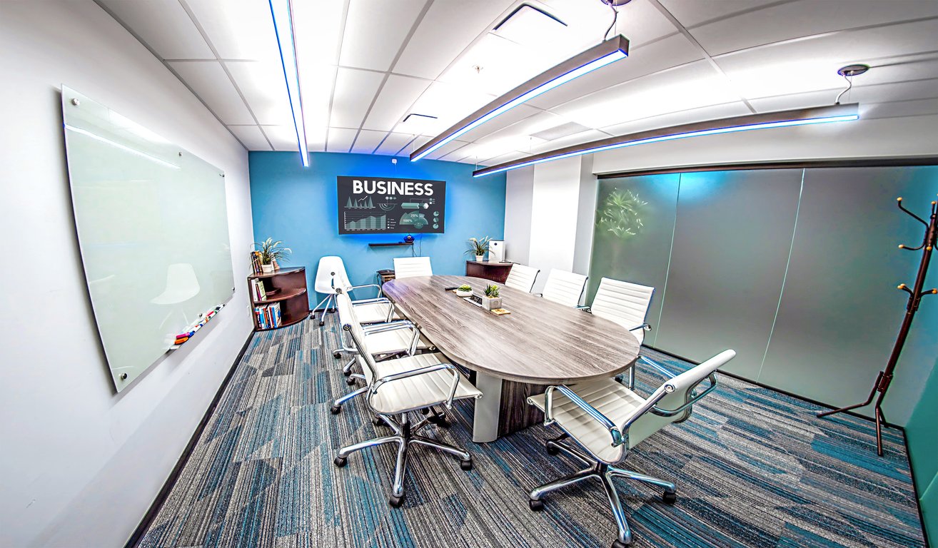 An interior shot of Large Meeting Room
