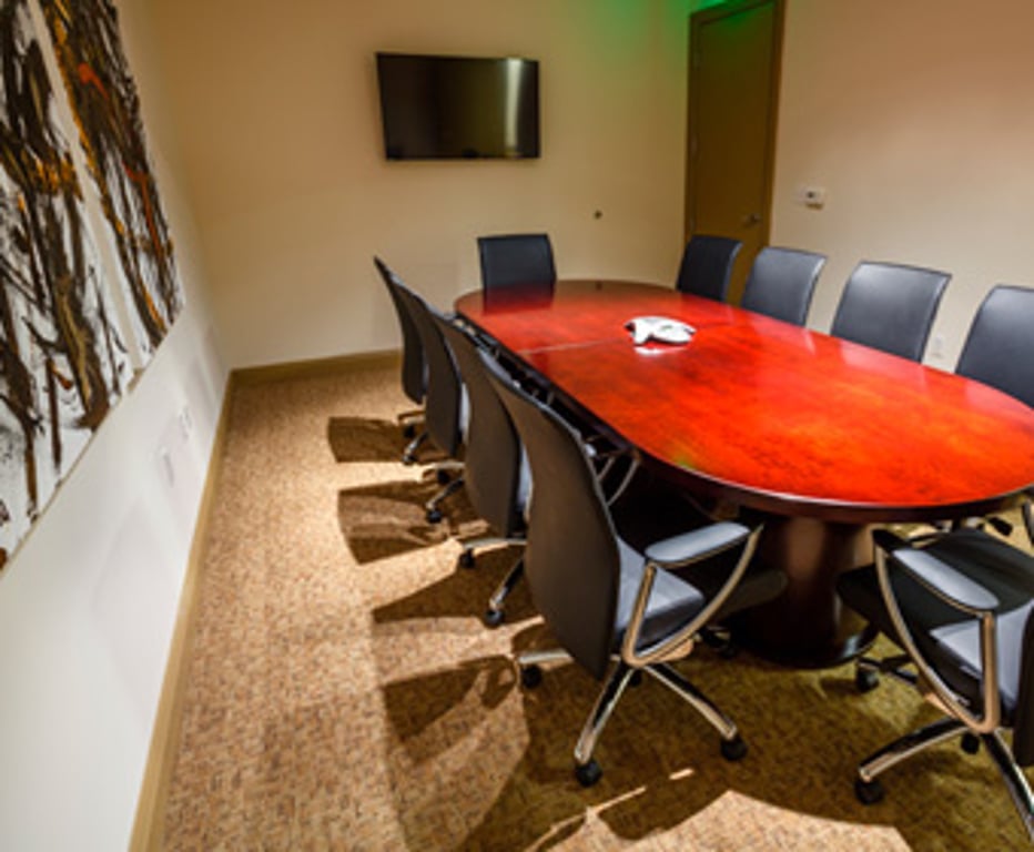 An interior shot of Conference Room #2
