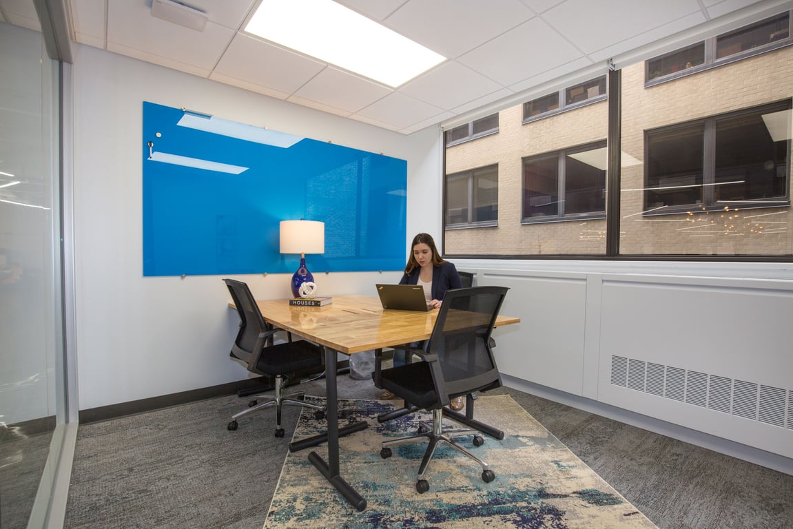 An interior shot of Private Day Office