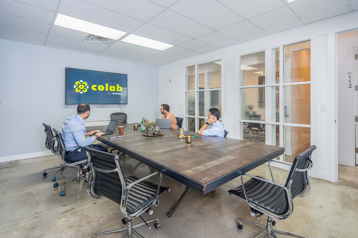 An interior shot of Powerhouse Conference Room