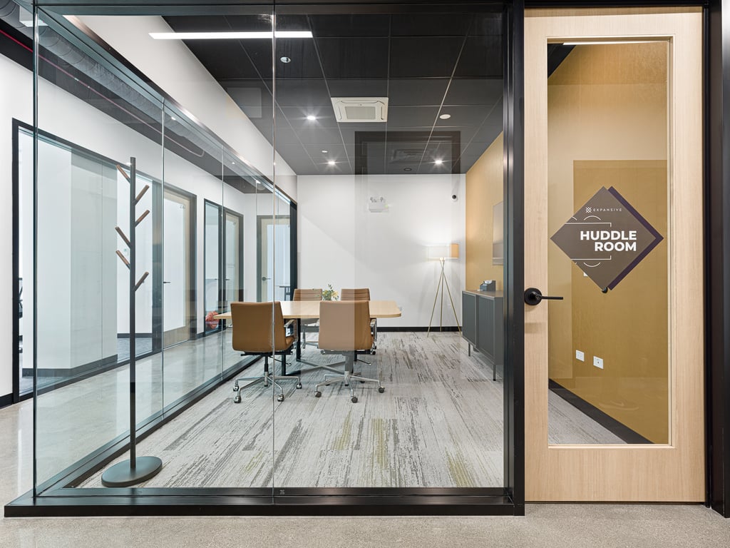 An interior shot of Huddle Room