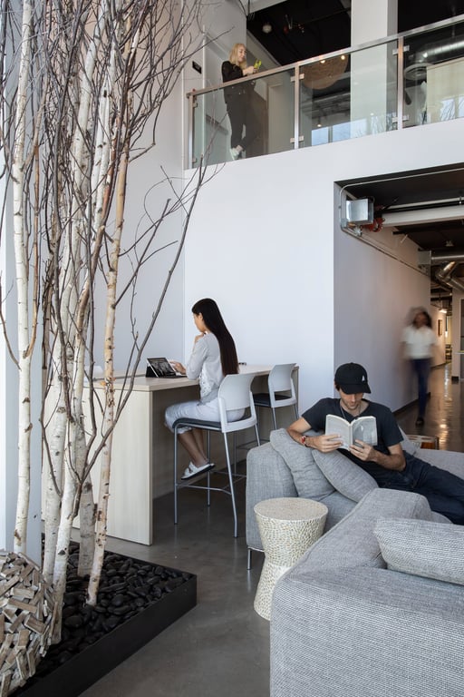 An interior shot of BLANKSPACES Hollywood Sunset