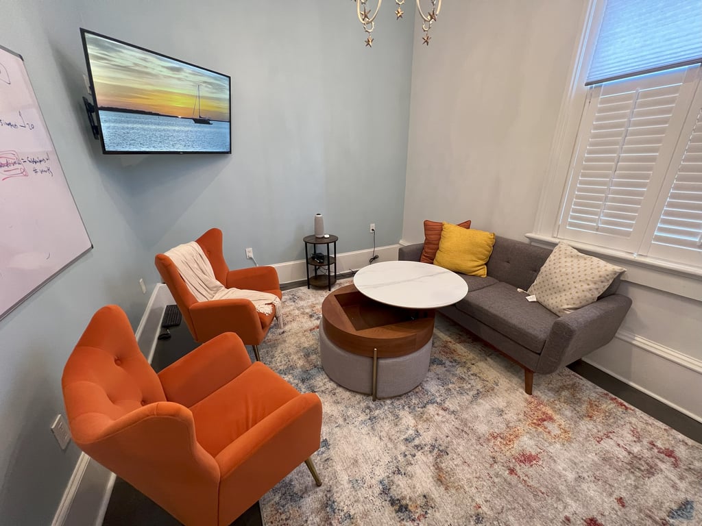 An interior shot of Huddle Room