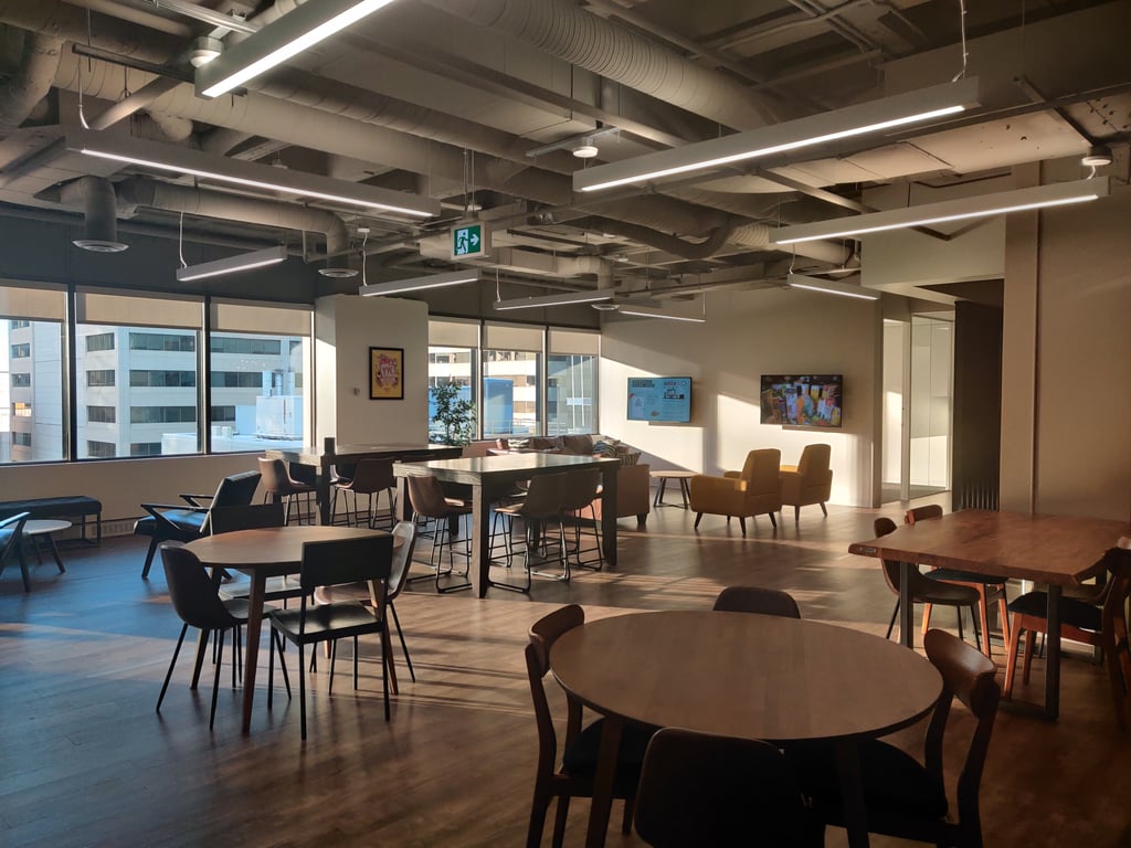 An interior shot of Workhaus - Core
