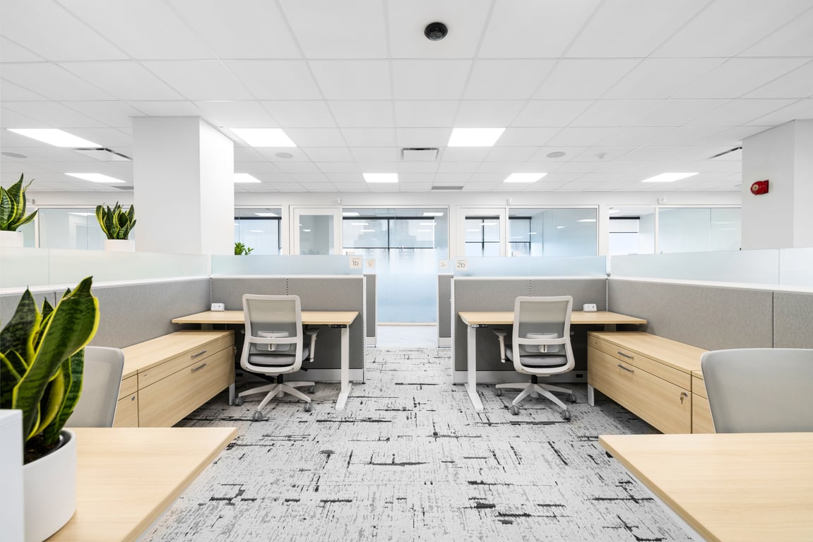 An interior shot of Monthly Hot Desk 3