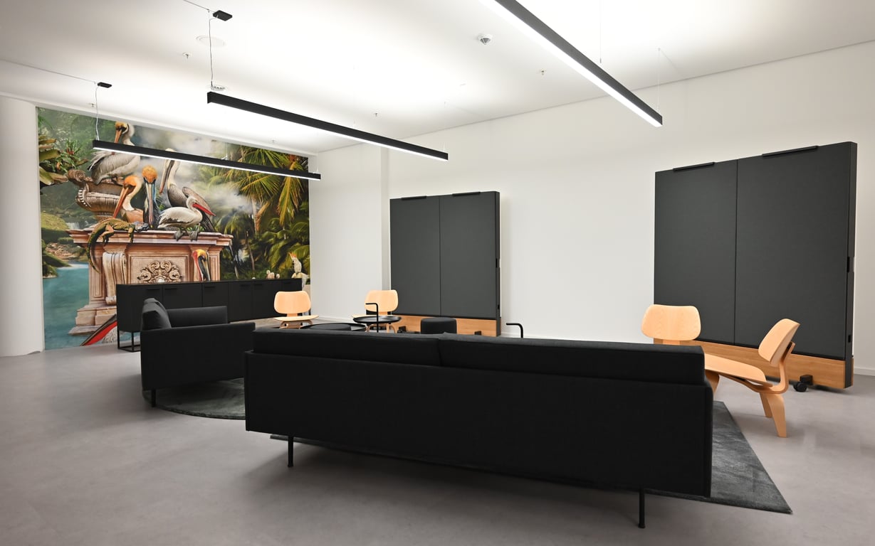 An interior shot of Straight up Room