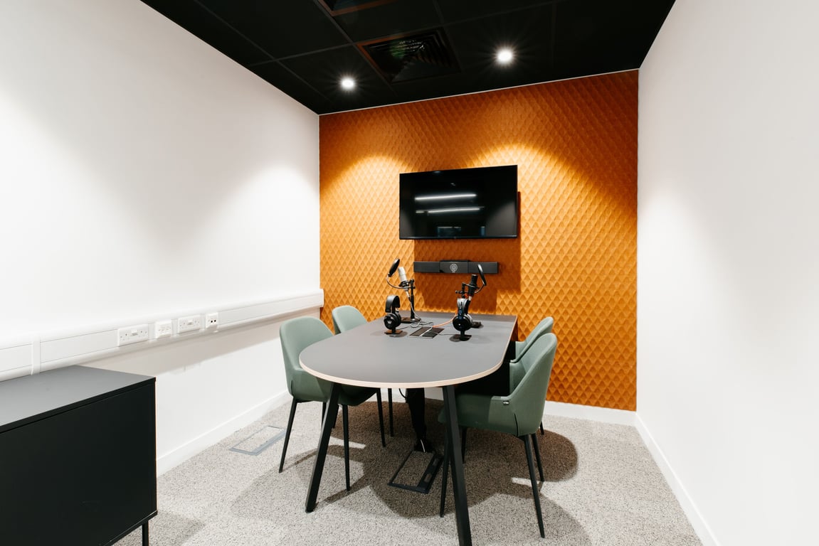 An interior shot of Margaret Busby