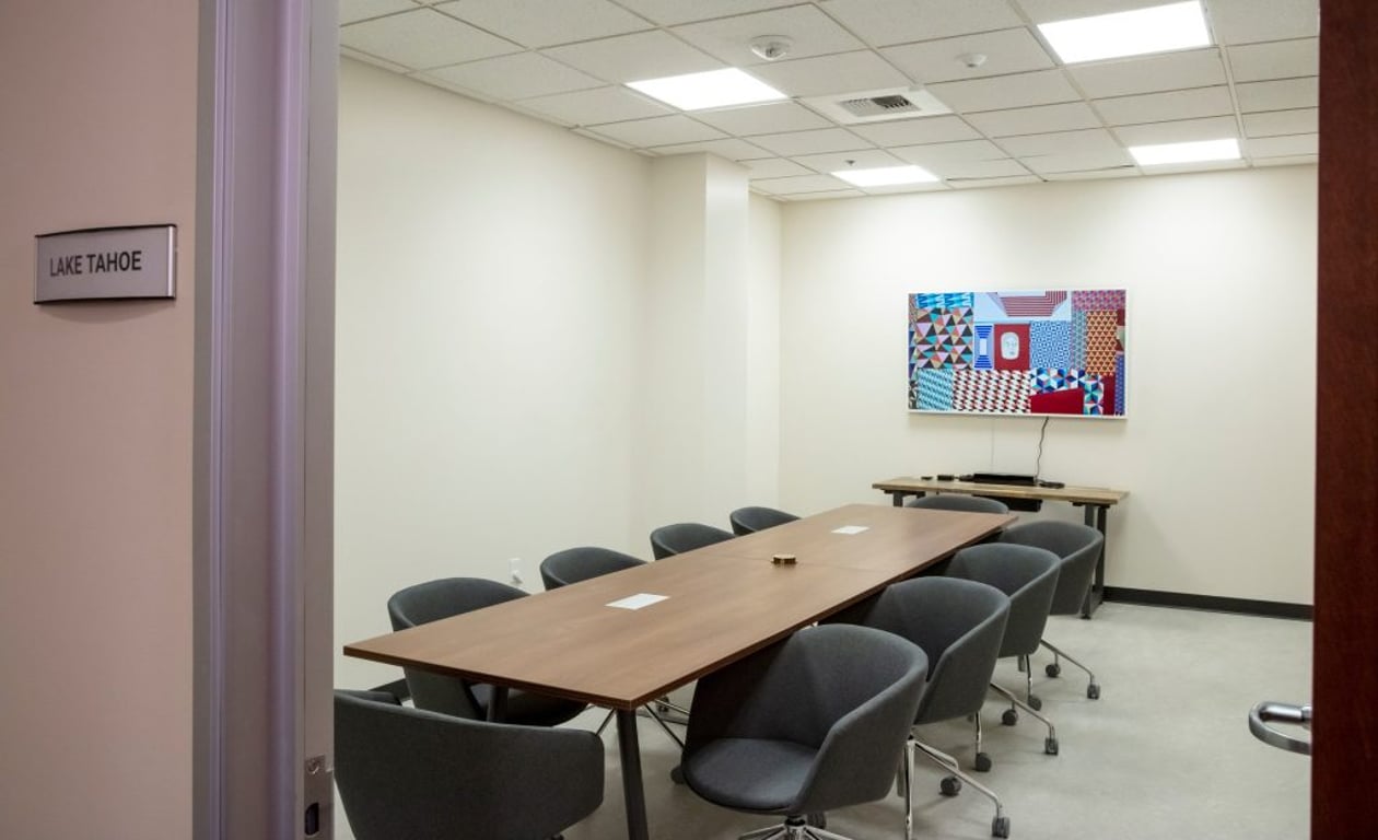 An interior shot of Lake Tahoe Meeting Room